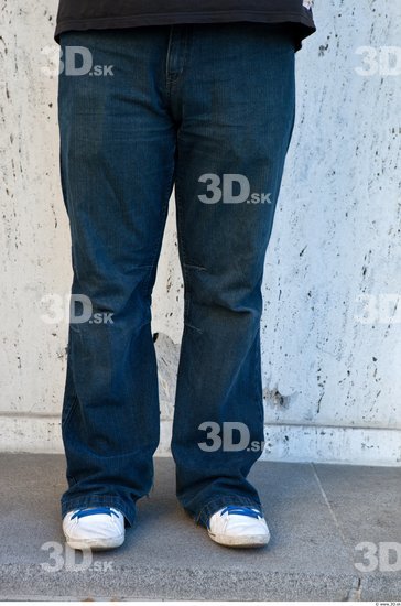 Leg Man Casual Jeans Average Street photo references