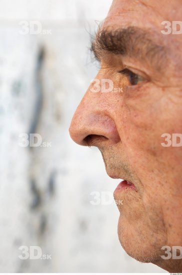 Nose Man White Average Wrinkles