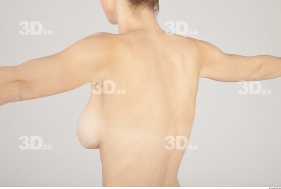 Whole Body Back Woman Nude Formal Slim Studio photo references