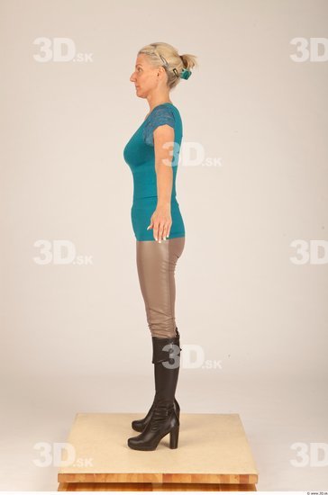 Whole Body Woman Animation references Casual Slim Studio photo references