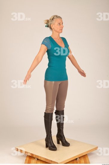 Whole Body Woman Animation references Casual Slim Studio photo references