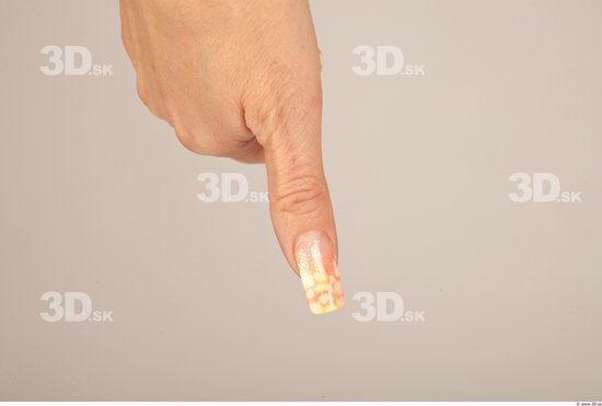 Fingers Whole Body Woman Casual Slim Studio photo references