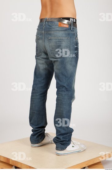 Leg Whole Body Man Casual Jeans Slim Studio photo references