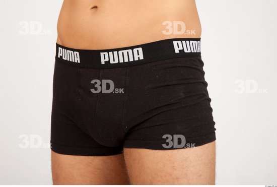 Hips Whole Body Man Casual Underwear Shorts Slim Studio photo references