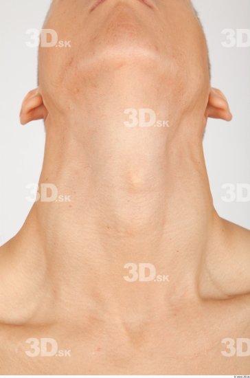 Neck Whole Body Man Nude Casual Slim Studio photo references