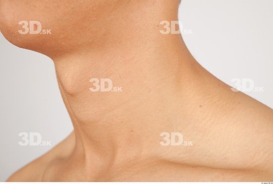 Neck Whole Body Man Nude Casual Slim Studio photo references