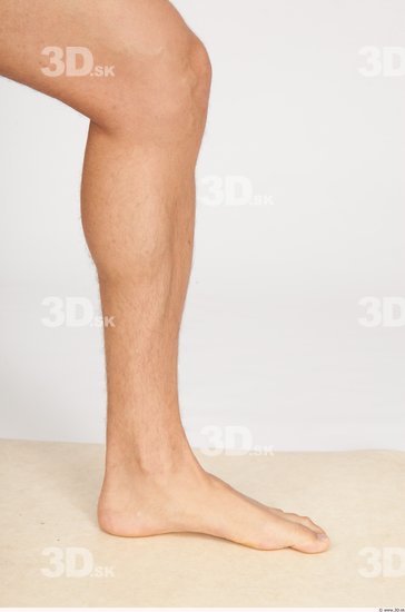 Leg Whole Body Man Nude Casual Slim Studio photo references