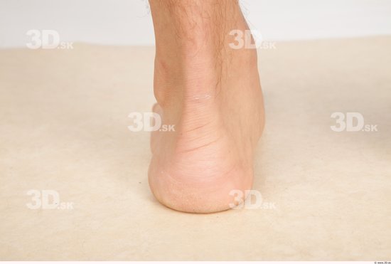 Foot Whole Body Man Casual Slim Studio photo references