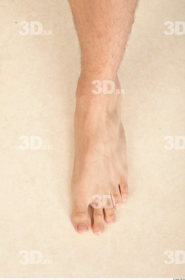 Foot Whole Body Man Casual Slim Studio photo references