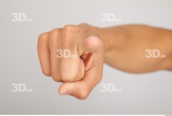 Fingers Whole Body Man Casual Slim Studio photo references