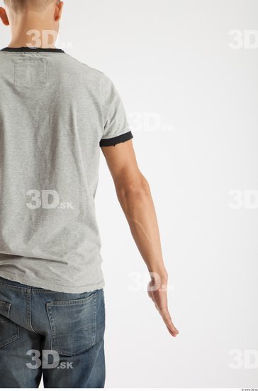 Arm Man Animation references White Casual T shirt Slim