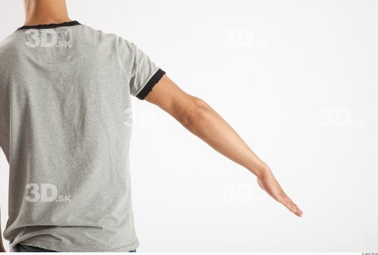 Arm Man Animation references White Casual T shirt Slim