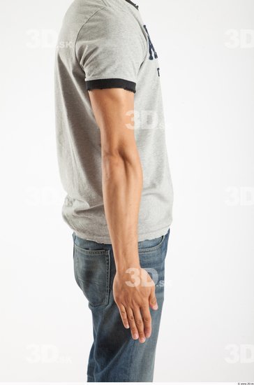 Arm Man Animation references White Casual T shirt Slim