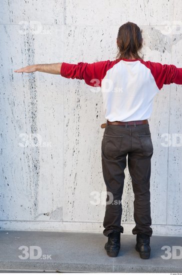 Whole Body Man T poses Casual Average Street photo references