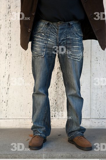 Leg Man Casual Jeans Average Street photo references