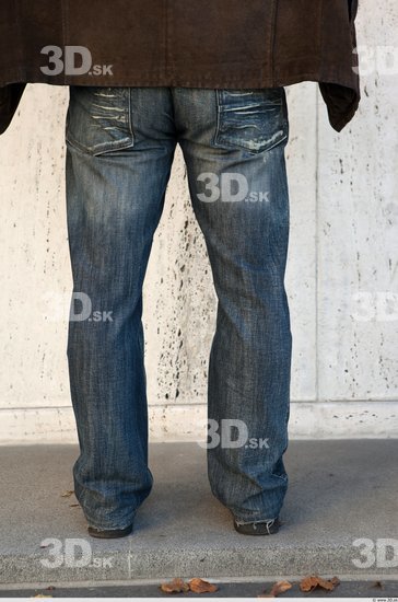 Leg Man Casual Jeans Average Street photo references