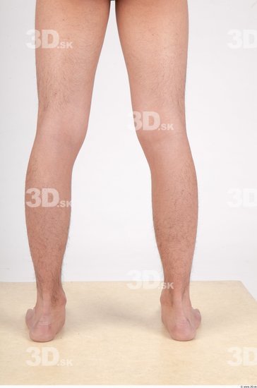 Calf Whole Body Man Asian Nude Casual Slim Studio photo references