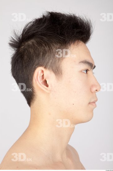 Whole Body Head Man Animation references Asian Casual Slim Studio photo references