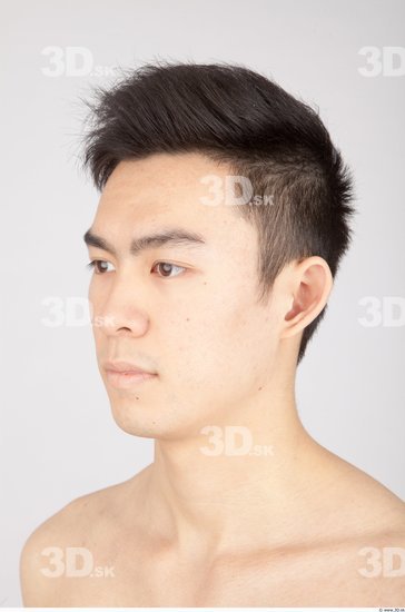 Whole Body Head Man Animation references Asian Casual Slim Studio photo references