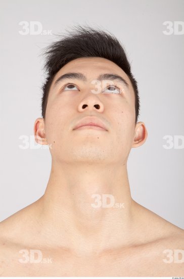 Whole Body Head Man Animation references Asian Casual Slim Studio photo references