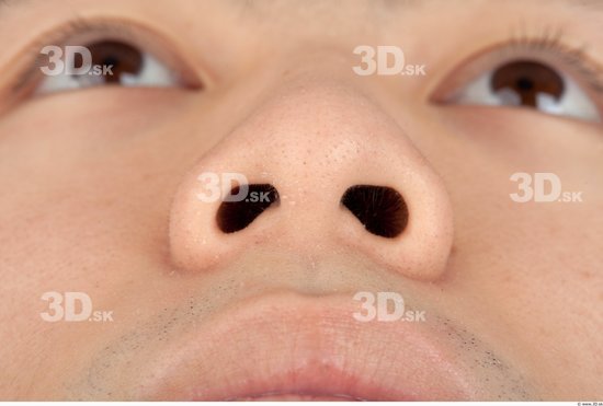 Nose Whole Body Man Asian Casual Slim Studio photo references