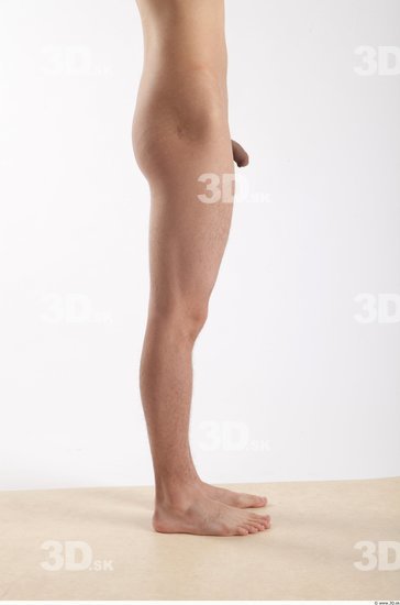 Leg Whole Body Man Animation references Asian Nude Casual Slim Studio photo references