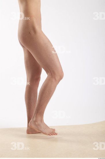 Leg Whole Body Man Animation references Asian Nude Casual Slim Studio photo references