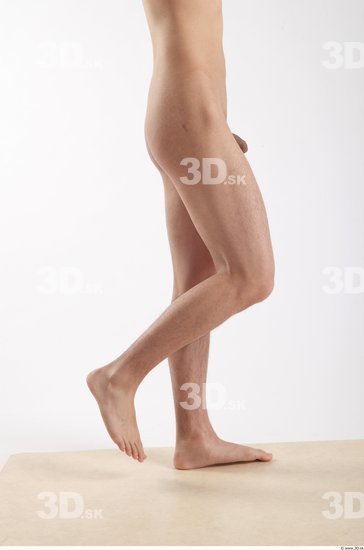 Leg Whole Body Man Animation references Asian Nude Casual Slim Studio photo references