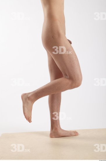 Leg Whole Body Man Animation references Asian Nude Casual Slim Studio photo references