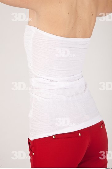 Upper Body Whole Body Woman Casual Slim Top Studio photo references