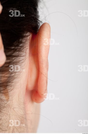 Ear Whole Body Woman Casual Slim Studio photo references