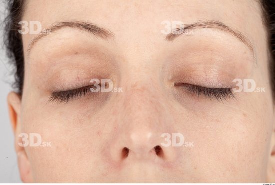 Eye Whole Body Woman Casual Slim Studio photo references