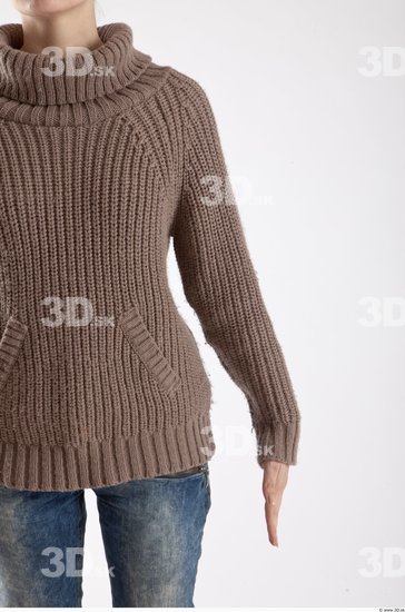 Arm Woman Animation references White Casual Sweater Slim