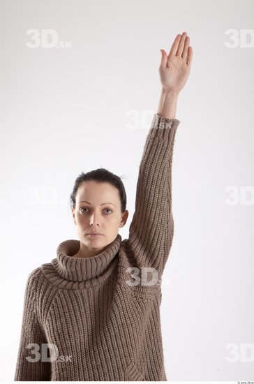 Arm Woman Animation references White Casual Sweater Slim