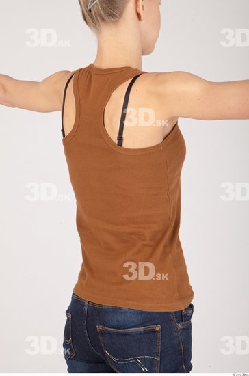 Upper Body Man Casual Slim Top Studio photo references