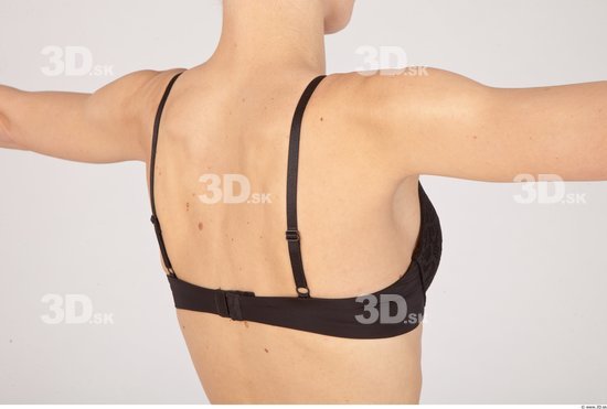 Back Woman Underwear Bra Slim Studio photo references