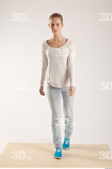 Whole Body Woman Animation references White Casual Slim