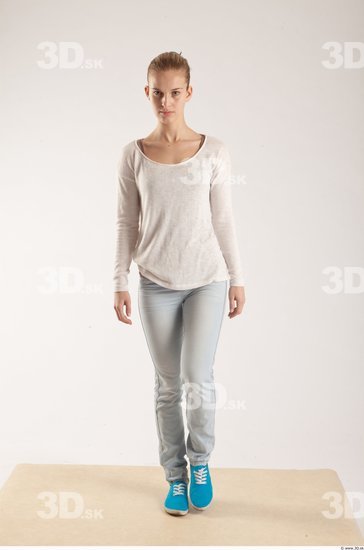 Whole Body Woman Animation references White Casual Slim