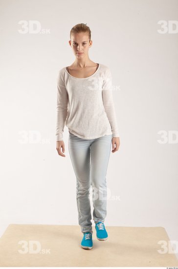 Whole Body Woman Animation references White Casual Slim