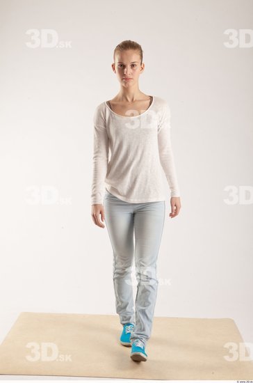 Whole Body Woman Animation references White Casual Slim