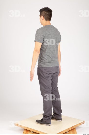 Whole Body Man Animation references Asian Casual Average Studio photo references