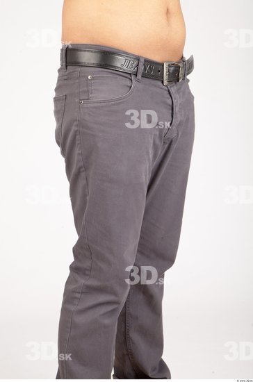 Thigh Man Casual Trousers Average Studio photo references