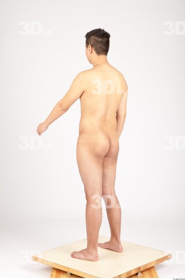 Whole Body Man Animation references Asian Nude Average Studio photo references