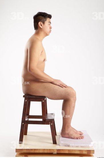 Whole Body Man Artistic poses Animation references Asian Nude Casual Average Studio photo references