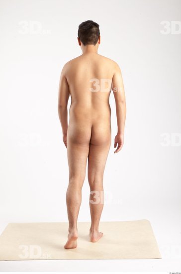 Whole Body Man Animation references Asian Nude Casual Average Studio photo references