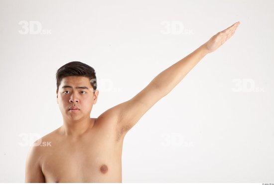 Arm Whole Body Man Animation references Asian Nude Casual Average Studio photo references