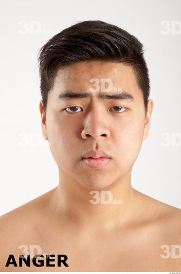 Head Emotions Man Asian Average