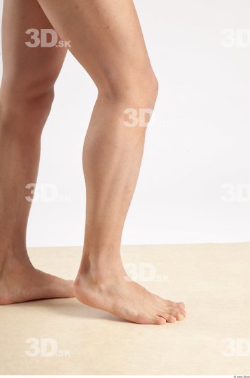 Leg Whole Body Man Animation references Asian Nude Casual Slim Studio photo references