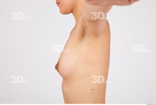 Whole Body Woman Asian Nude Average Studio photo references