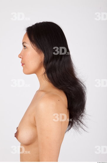 Whole Body Woman Asian Nude Average Studio photo references